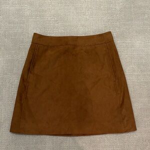 J. Crew Rich Brown Mini Skirt